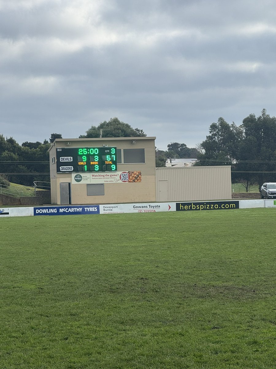 HALF TIME | Lucas Wootton has been super dynamic through the middle, while Toby Callow has been impactful in defence. 🌟

Jack Miller and Anthony Volta both have two majors.

TASMANIA 9.3.57 v SANDRINGHAM 1.3.9
