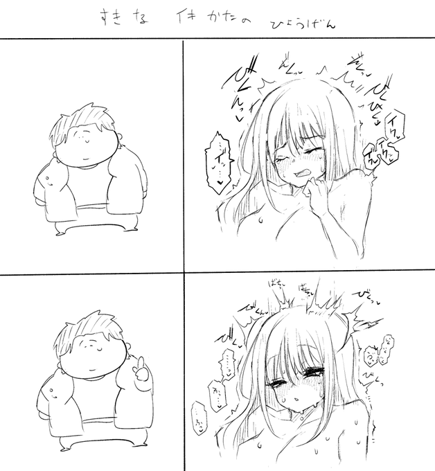 個人的好きなイキ方表現
・イキ過ぎない
・目閉じない
・声小さい
・イカせた原因を見つめてる
・力んだ余韻で漏れる程度の声
・電流エフェクト 