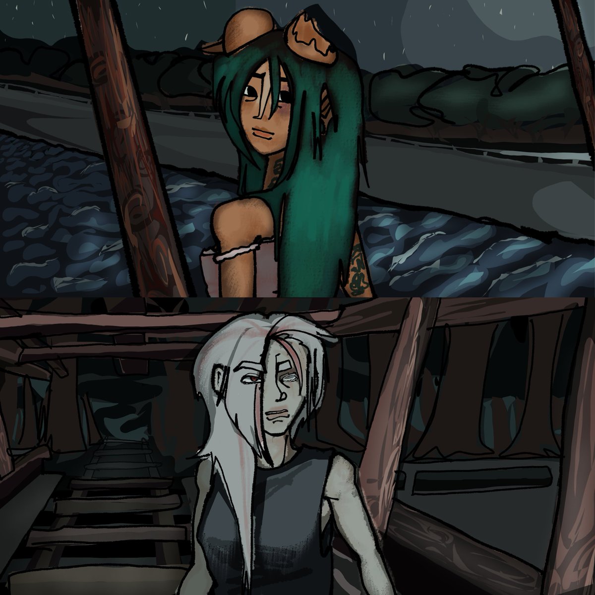 PixxaBurgrX3's tweet photo. Uhh.. doomed yuri ocs!

#oc #doomedyuri https://t.co/bSc1hoelWH