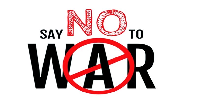 Say no to war ☮️