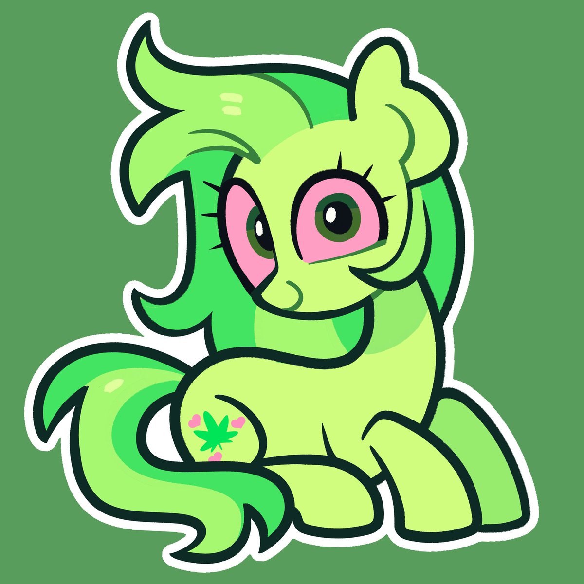 Breaking news green horse lies down on the ground 

  #mlp #mlpart #mlpfanart #mlpoc #mlptwt