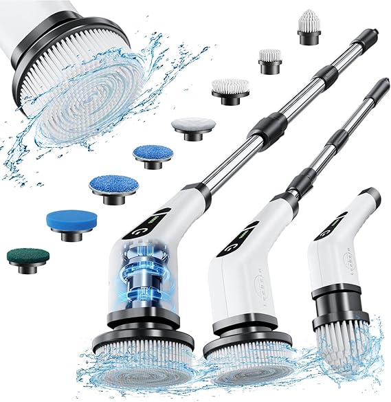 CoppemDeals's tweet photo. Electric Spin Scrubber, Cordless Cleaning Brush with 8 Replaceable Brush Heads.

$39.98 reg price $69.99
https://t.co/wCNynJl4rg https://t.co/iY7DzM0g2b