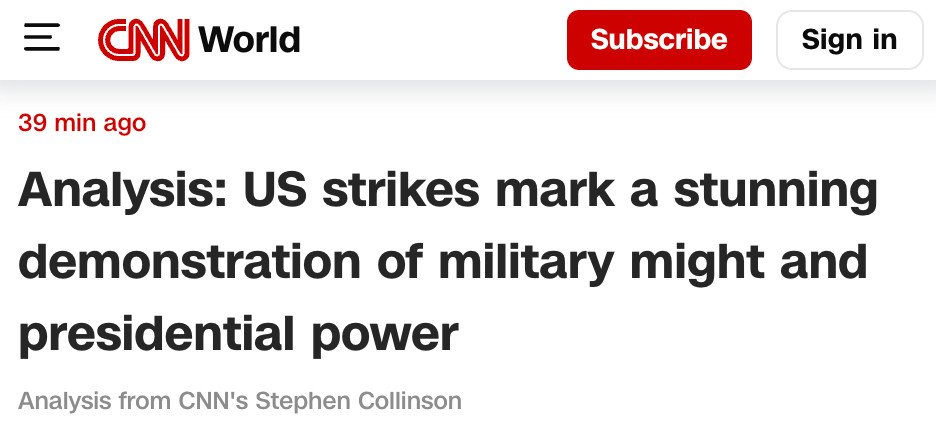 I was thinking that maybe, more than 20 years after the start of the Iraq war, media coverage would be more skeptical and less sycophantic

No such luck