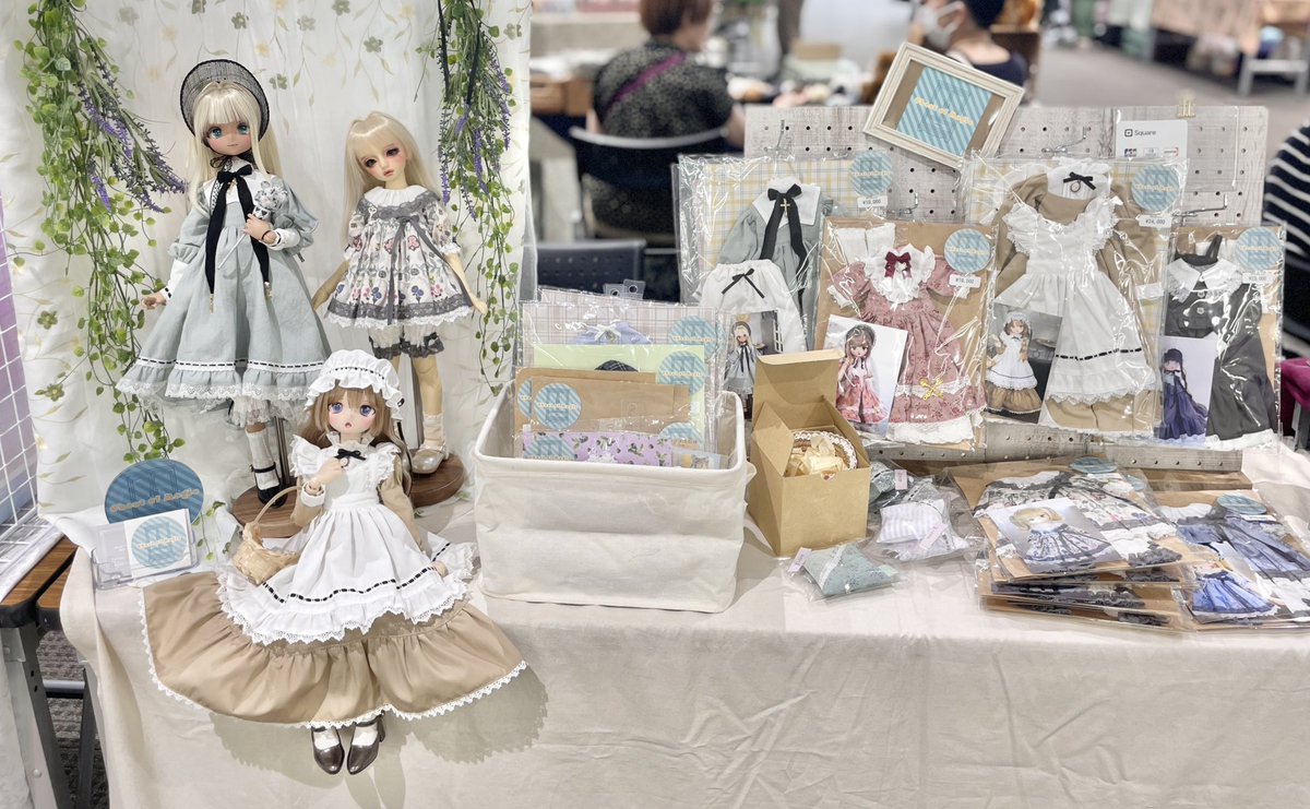 設営完了しました！
#ドルミス59 B1でお待ちしています〜🌷