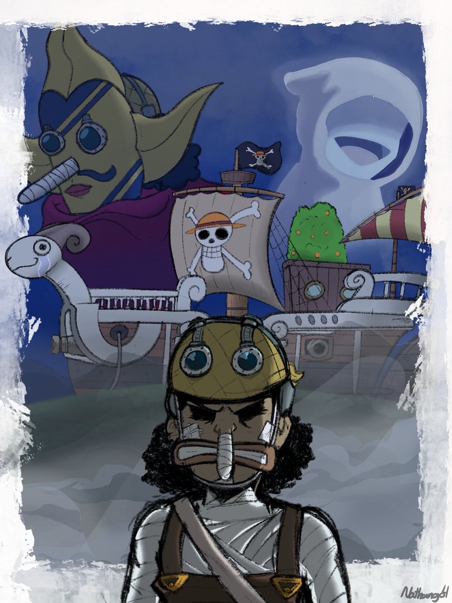 Nathango44's tweet photo. I drew usopp… ok.. thanks https://t.co/RWtlIa7IBd