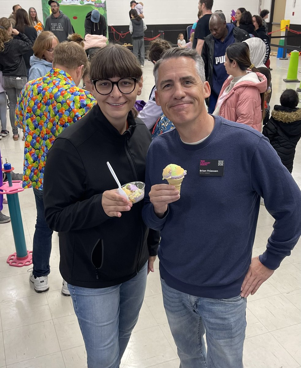 Anna Murphy (@theannamurphy) on Twitter photo Enjoyed rainbow ice cream with my friend <a href="/BrianTYYC/">Brian Thiessen</a> to celebrate #Pride and #NeighbourDay in #YYC Enjoyed rainbow ice cream with my friend <a href="/BrianTYYC/">Brian Thiessen</a> to celebrate #Pride and #NeighbourDay in #YYC