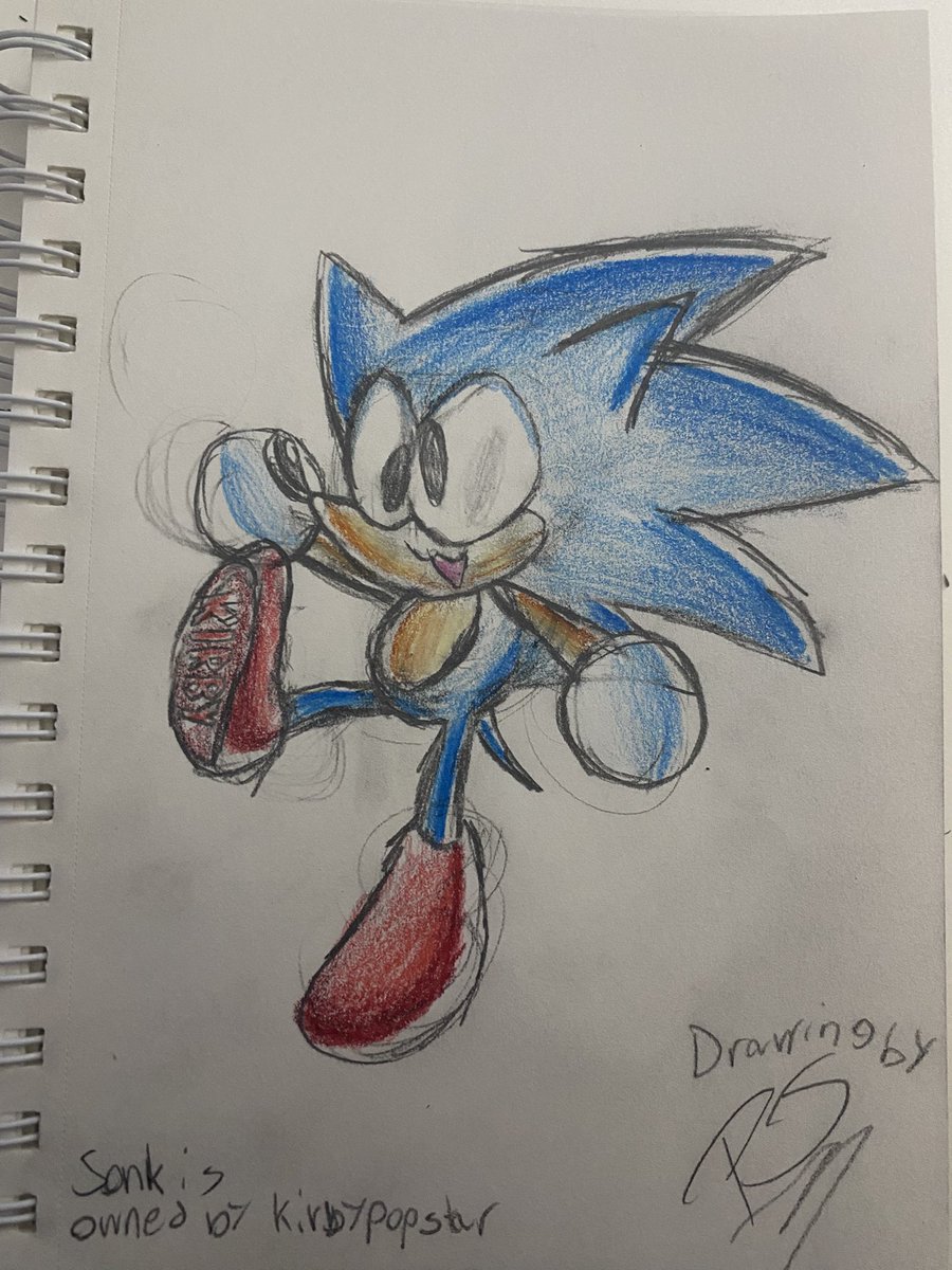 Here’s things I drew today (and sonk) #SonicTheHedgehog #Sonkrom