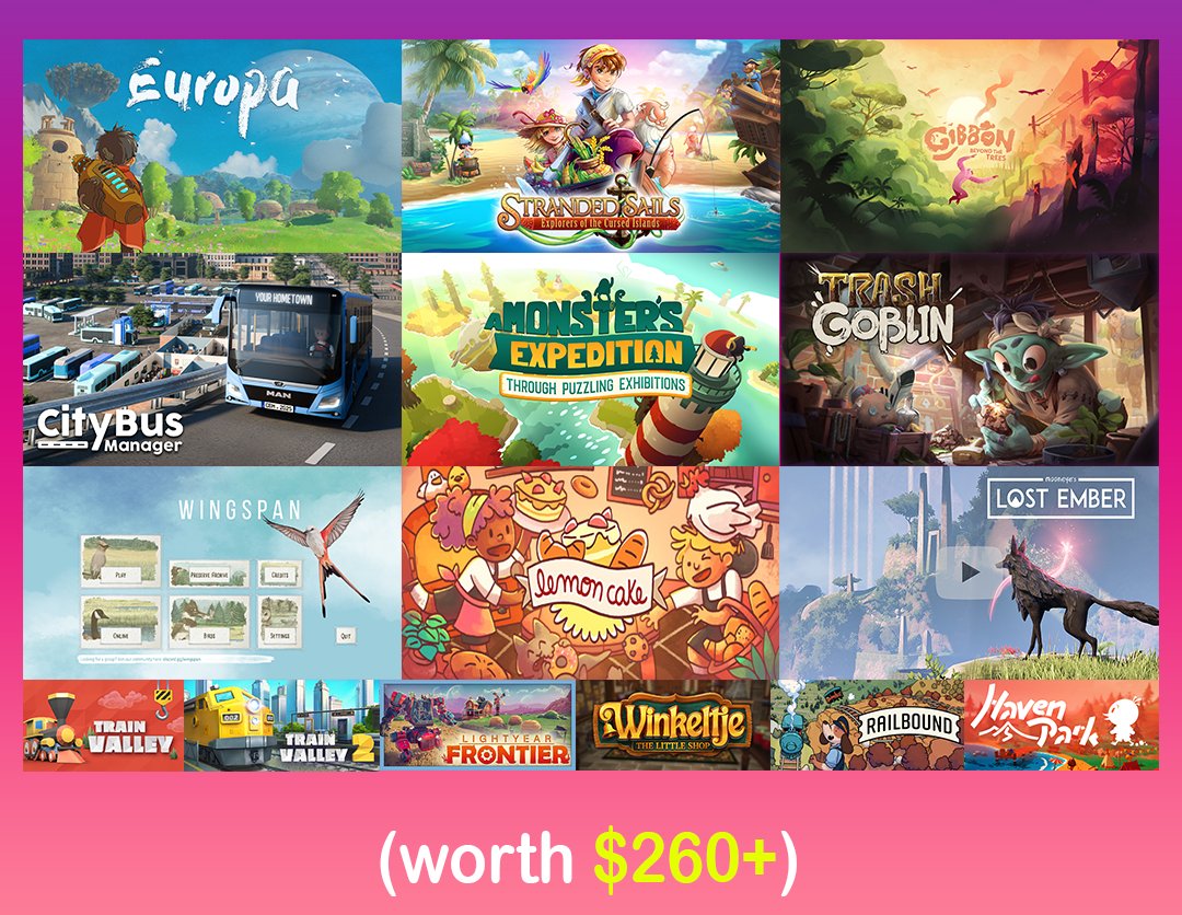 Cloudy|Cozy Gamer🎮 Otome Fangirl💗 Simmer👨👩 (@xoxo_cloudysky) on Twitter photo Giveaway Time 🫶
I have 15 COZY GAMES to give away to one lucky winner 🌟
✅ Like & Repost
for a chance to win. This giveaway ends on June 23, 2025, 9 AM JST.
Also, PLEASE CONSIDER DONATING for #cosyupforwishes <a href="/MakeAWishIntl/">Make-A-Wish International</a> it means a lot💖
tiltify.com/@cloudyskies/c… Giveaway Time 🫶
I have 15 COZY GAMES to give away to one lucky winner 🌟
✅ Like & Repost
for a chance to win. This giveaway ends on June 23, 2025, 9 AM JST.
Also, PLEASE CONSIDER DONATING for #cosyupforwishes <a href="/MakeAWishIntl/">Make-A-Wish International</a> it means a lot💖
tiltify.com/@cloudyskies/c…