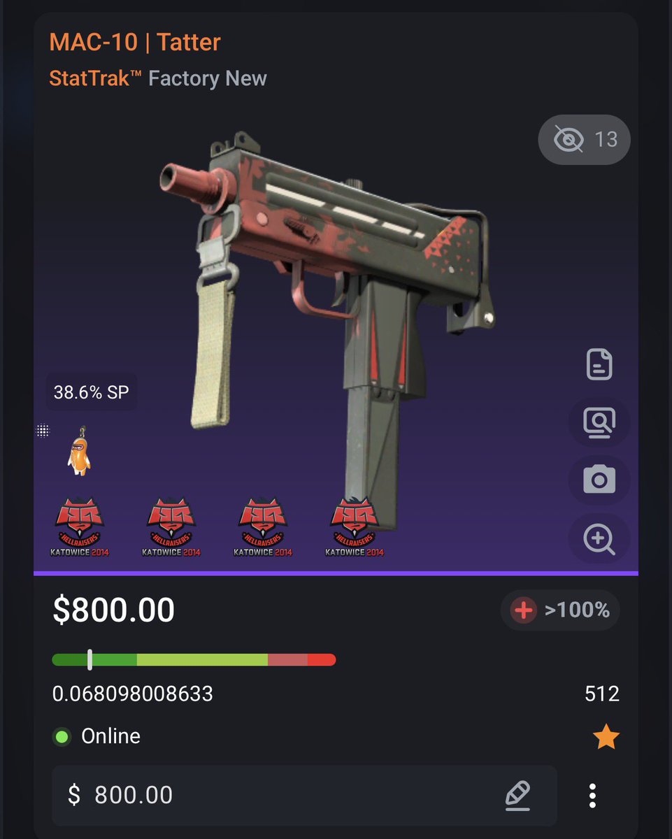 0hamcs's tweet image. Purchase please :) it’s a 1/1 and the only ST mac 10 4x