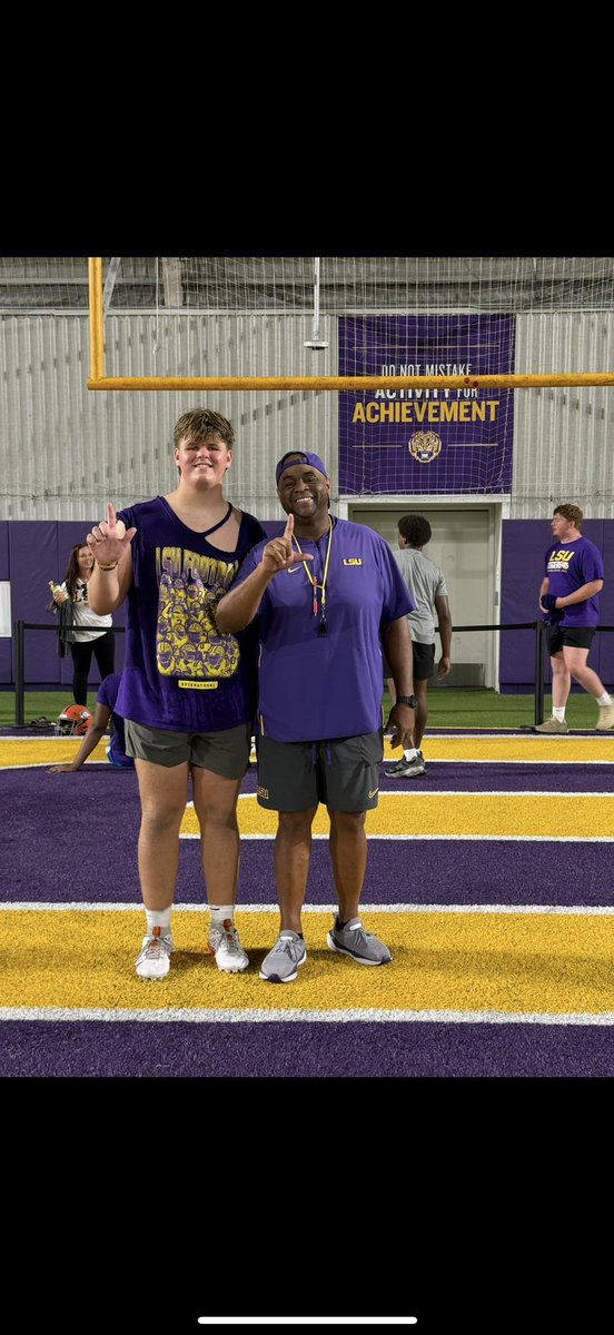 Max Jones (@_maxxjones) on Twitter photo It was amazing getting to compete in my hometown yesterday at LSU. Had fun getting to speak with coaches and it’s always great to learn more Thank you for the invitation <a href="/coachbraddavis/">Brad Davis</a> <a href="/CarlSt_Cyr/">Carl St. Cyr</a> . Geaux Tigers. 🐅 💜💛 #GeauxTigers <a href="/CoachKleffner/">Adam Kleffner</a> <a href="/dillonfarrell/">Dillon Farrell</a> It was amazing getting to compete in my hometown yesterday at LSU. Had fun getting to speak with coaches and it’s always great to learn more Thank you for the invitation <a href="/coachbraddavis/">Brad Davis</a> <a href="/CarlSt_Cyr/">Carl St. Cyr</a> . Geaux Tigers. 🐅 💜💛 #GeauxTigers <a href="/CoachKleffner/">Adam Kleffner</a> <a href="/dillonfarrell/">Dillon Farrell</a>
