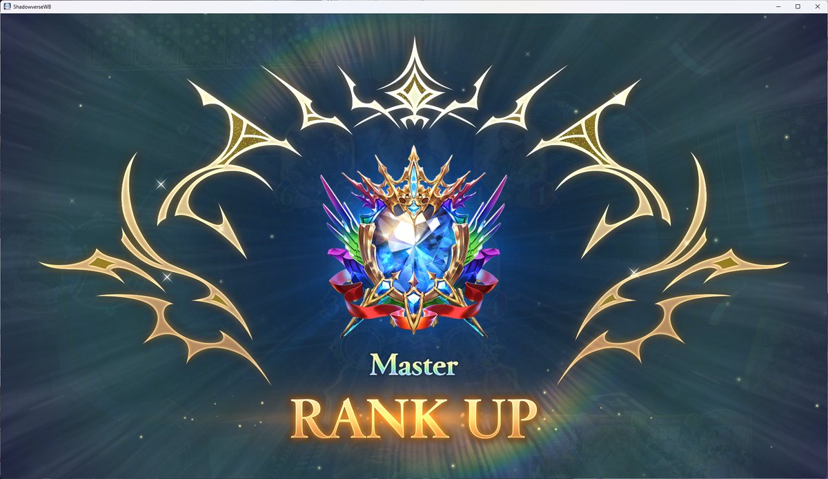 misty3611's tweet photo. Master of Shadowverse World Beyond!
Also The 1st Rune of the World!

All Spellboost rune for climb!

Never Use Satan because I never sold my Rune soul to Devil! https://t.co/AYLFx6Th7k