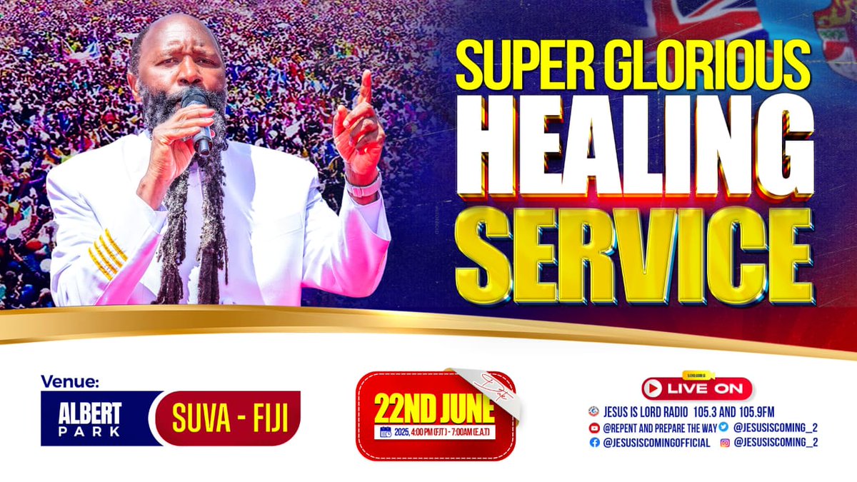 ChristineKalya's tweet photo. The REVIVAL of JESUS has consumed the land of FIJI
#SuvaHealingService https://t.co/NgzZktX8pg