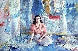 totenart's tweet image. Entre tonos acuosos susurramos buenos días: “There are no rules… that is how art is born” (No hay reglas... así es como nace el arte)— Helen Frankenthaler 🌊.
¿Qué regla romperás hoy sobre tu lienzo?
#Frankenthaler #ColorField #LibertadPictórica