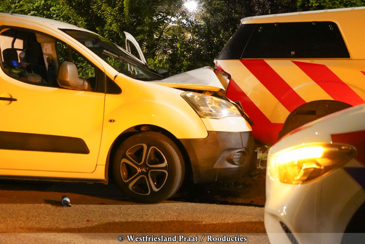 Schade door overstekende persoon in Hoorn