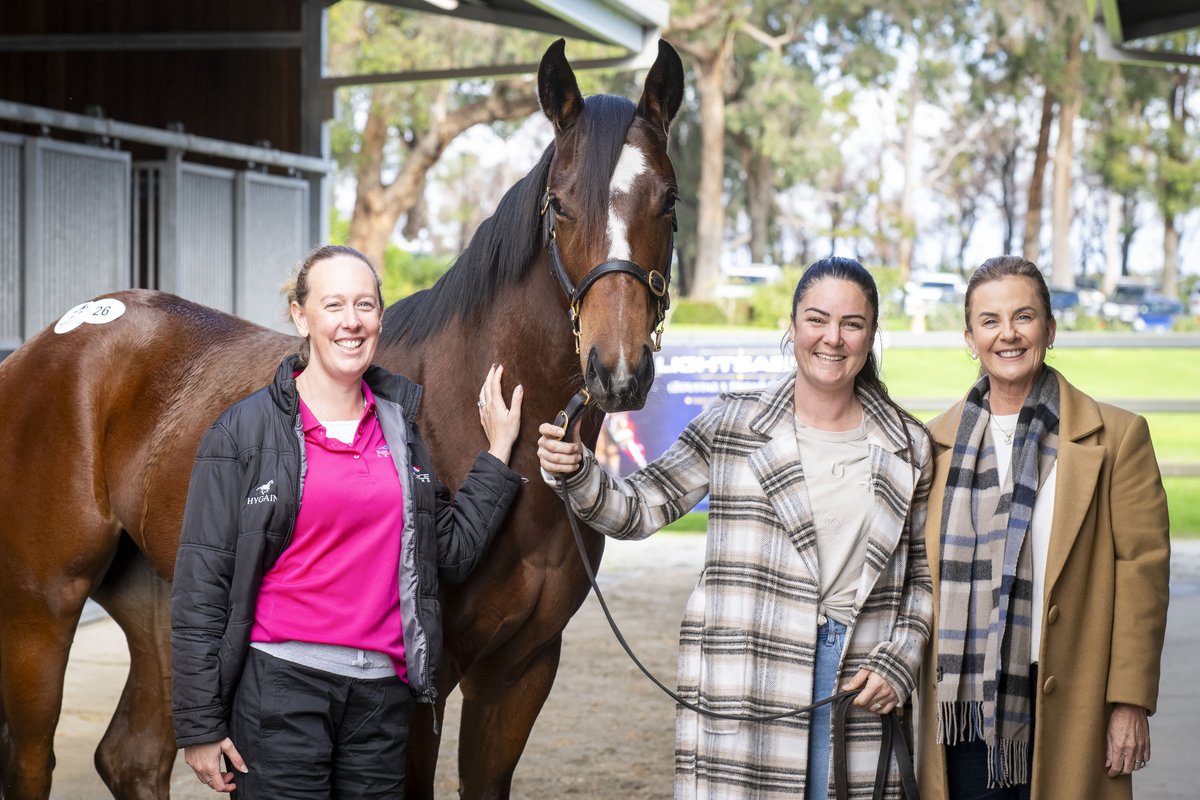 Magic Millions (@mmsnippets) on Twitter photo Out of the way boys! This one's for the ladies!
Lot 26 at today's Perth Winter Yearling Sale - a filly by Splintex was secured by <a href="/Pearce_Racing/">Pearce Racing</a>'s Ladies Syndicate for $24,000. The filly was presented by <a href="/darlingviewTB/">Darling View T/Breds</a>.
#MMWA2025 Out of the way boys! This one's for the ladies!
Lot 26 at today's Perth Winter Yearling Sale - a filly by Splintex was secured by <a href="/Pearce_Racing/">Pearce Racing</a>'s Ladies Syndicate for $24,000. The filly was presented by <a href="/darlingviewTB/">Darling View T/Breds</a>.
#MMWA2025