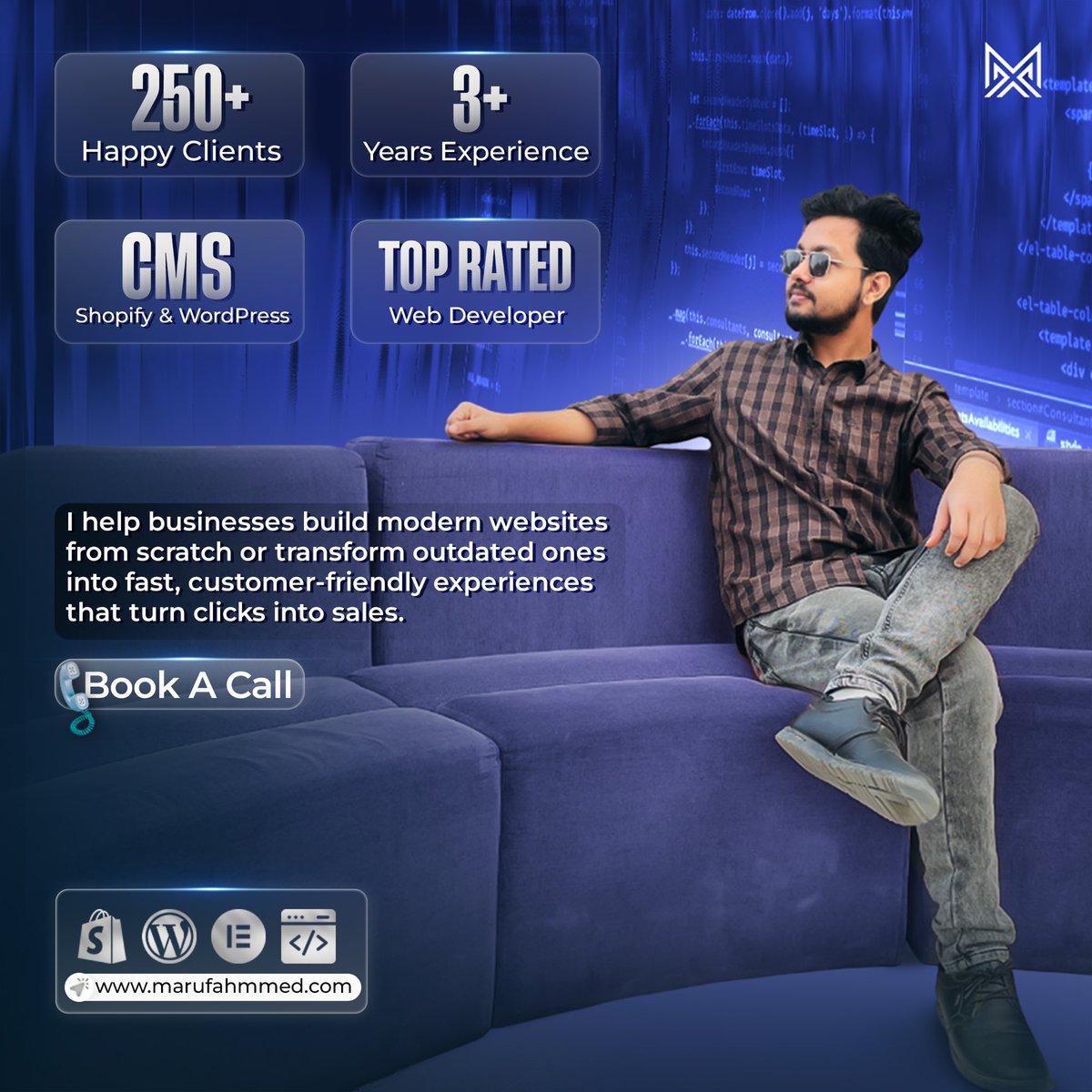 👋 Hi, I’m Maruf Ahmmed — Top Rated Shopify &amp; WordPress Developer 

Visit ny website: marufahmmed.com

#marufahmmed