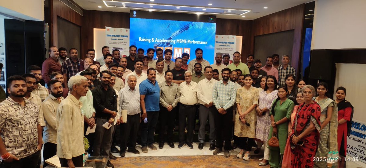 minmpmsme's tweet image. The two-day Vendor Development Program for Jabalpur’s Garment Cluster under the #RAMP scheme witnessed insightful expert sessions on ZED certification and exports,

#RAMPMP #GoMP #MPLUN #MSME #AatmanirbharBharat