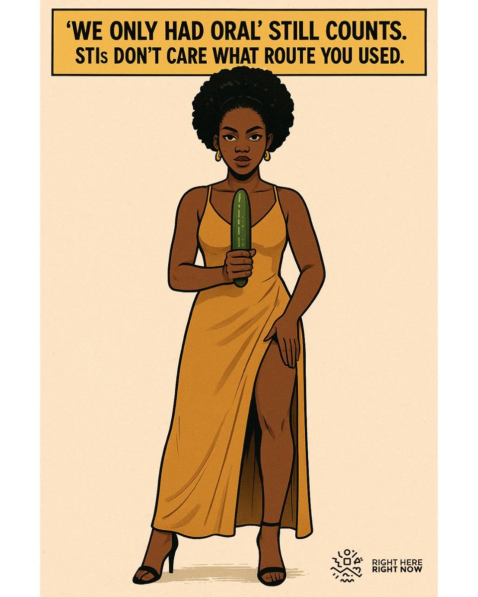 Oral sex can still transmit STIs. If fluids are exchanged, so are potential infections. Use protection and get tested regularly.                                         #SafeSex