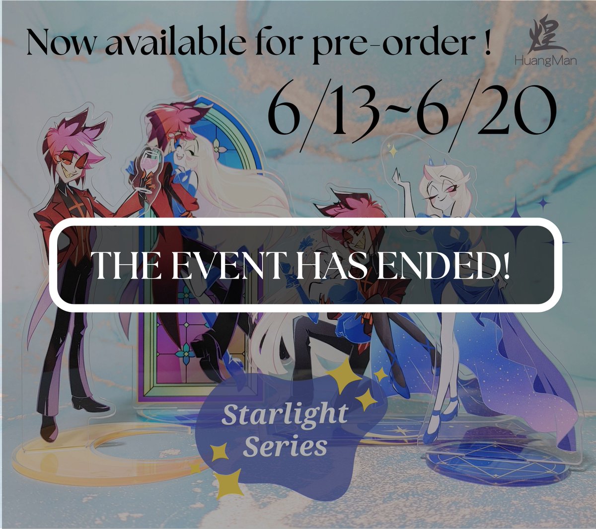 huangman_7's tweet image. Thanks for your support! 🙏
The event has successfully concluded !
Due to the variety of styles, production is expected to take around 2 to 3 months. If we can ship earlier, we’ll post an update. Thank you for your patience!🫡