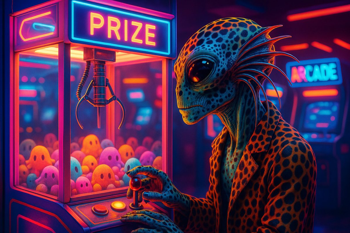 muratsayginer's tweet photo. Here is #CryptoFish 123 checking out the arcade...
Still in beta, but always adapting the sharpest tech to evolve our narrative. #Morph can now adapt your character and #metastyle to anything!
Feel free to visit and share your experience 👽
https://t.co/oLd4F1bnrW https://t.co/LbDlwmEuUs