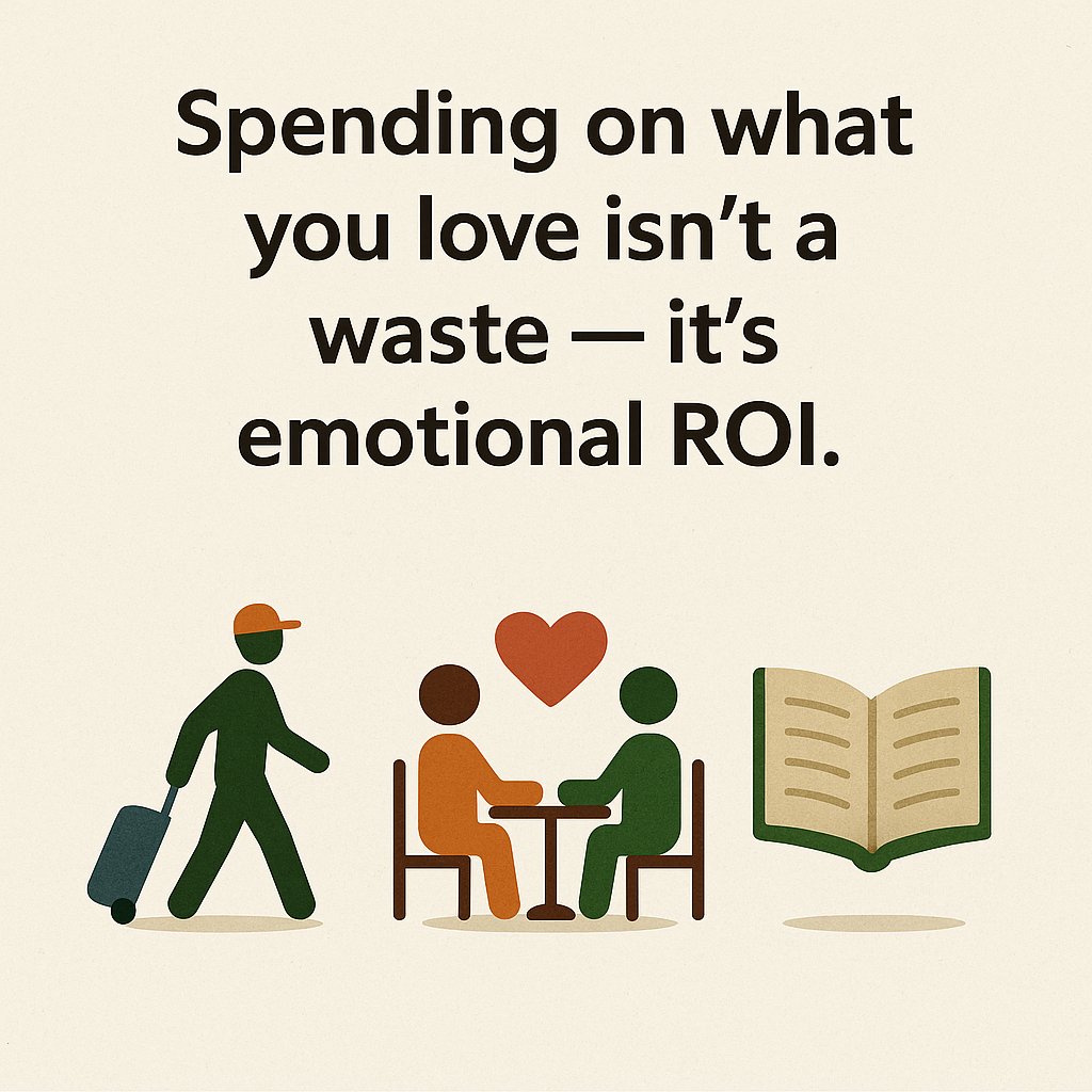 DividendsOfLife's tweet photo. That solo trip. That dinner with mom. That book that healed you. These pay lifelong returns.
#LifeCapital #IntentionalSpending https://t.co/qsEhT8Gqti