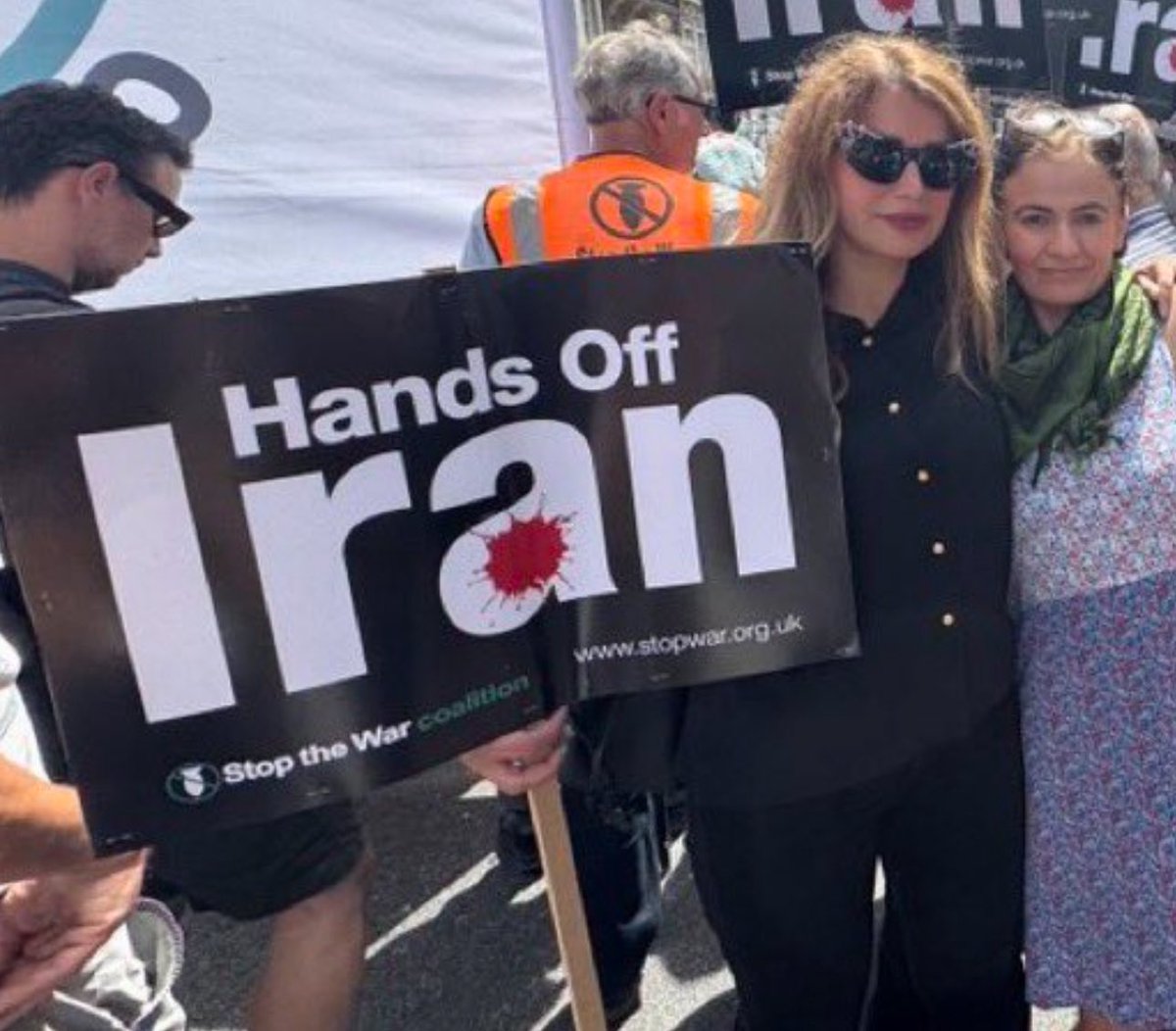 At the beginning of this I said watch the leftie feminists support the Iranian regime…

And they’re doing it.

Proof that hatred of the West and of Jews is more important to them than women or gay rights.