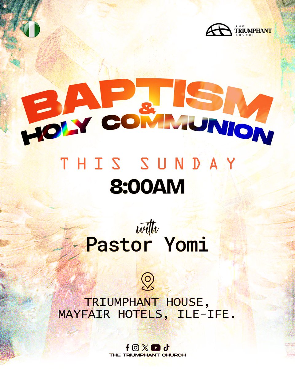 _ttcglobal's tweet photo. Word Seminar Sunday Special.🎈
We are LIVE!
Link - https://t.co/cxmv99R5OC
Join us online, and on-site for a great time of fellowship.
Welcome.😊😊
#WordSeminar
#TheTriumphantChurch #TTC
#RaisingMissionaryChristians https://t.co/wFQcqKyurf