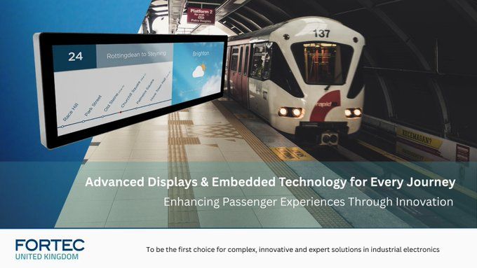 thebeardeddra10's tweet image. From station to street, FORTEC UK delivers Advanced Displays & Embedded Technology for Every Journey.
Built for harsh environments. Designed for seamless integration.
buff.ly/nZbTSLl
#SmartTransport #TFTDisplays #EmbeddedSolutions