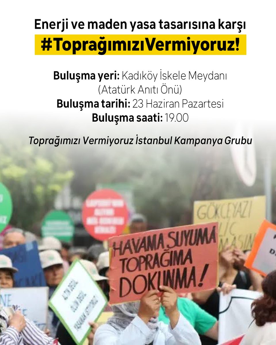 Enerji ve madencilik faaliyetlerini hızlandırarak ülkemizde yeni bir talan dönemini başlatacak torba yasa tasarısı, tüm itirazlara rağmen ilgili meclis komisyonundan geçti. ⬇️