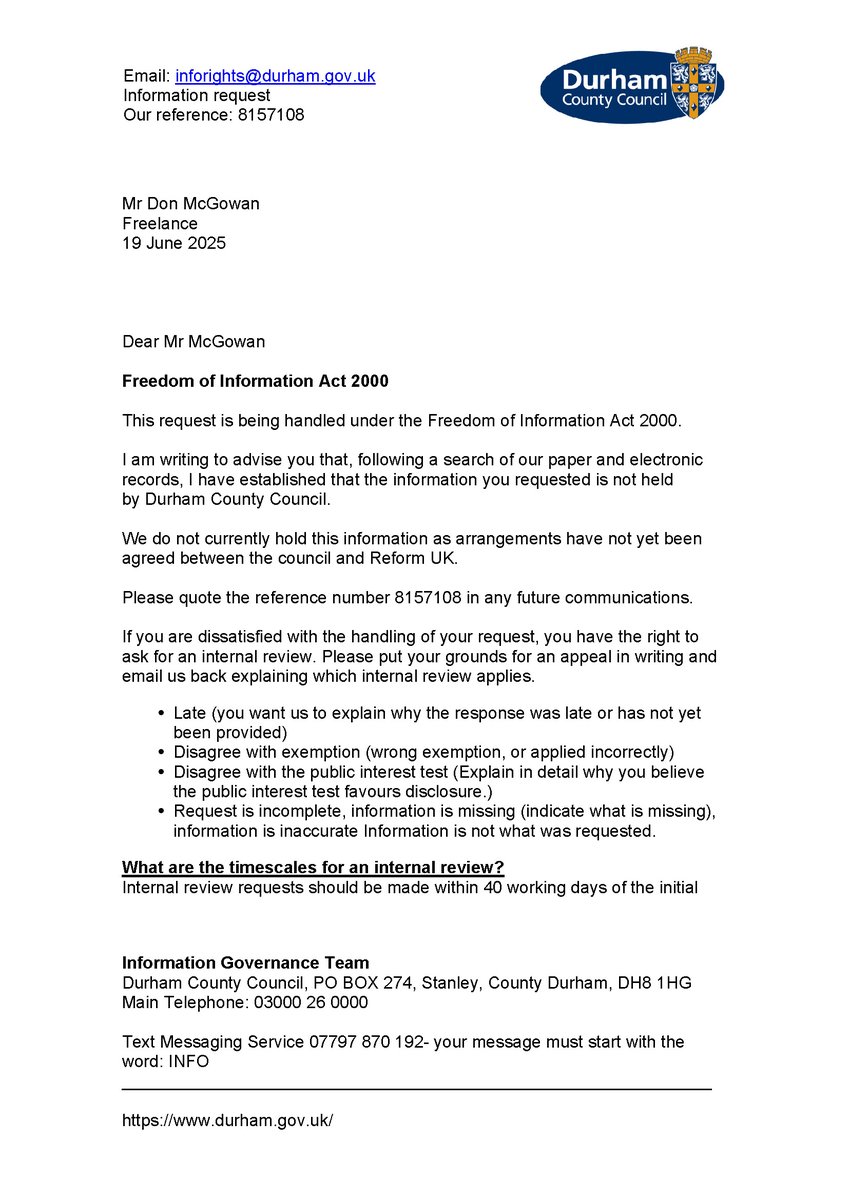 Hi <a href="/ZiaYusufUK/">Zia Yusuf</a> and <a href="/reformparty_uk/">Reform UK</a> 
Two simple questions:
1. Why are you lying?
2. Why did you block <a href="/donmcgowan/">Don McGowan</a> for speaking the truth?