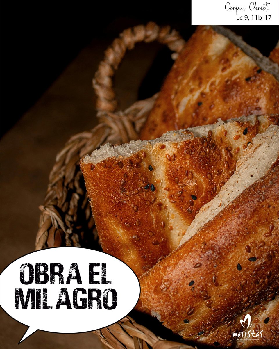 Celebrar Corpus Christi es comprometerse con los pobres y la justicia, es compartir lo que somos y tenemos con quienes no tienen nada. Así hacemos nosotros el milagro de la multiplicación de los panes hoy. #SomosDesdeDentro #Evangeliodeldía