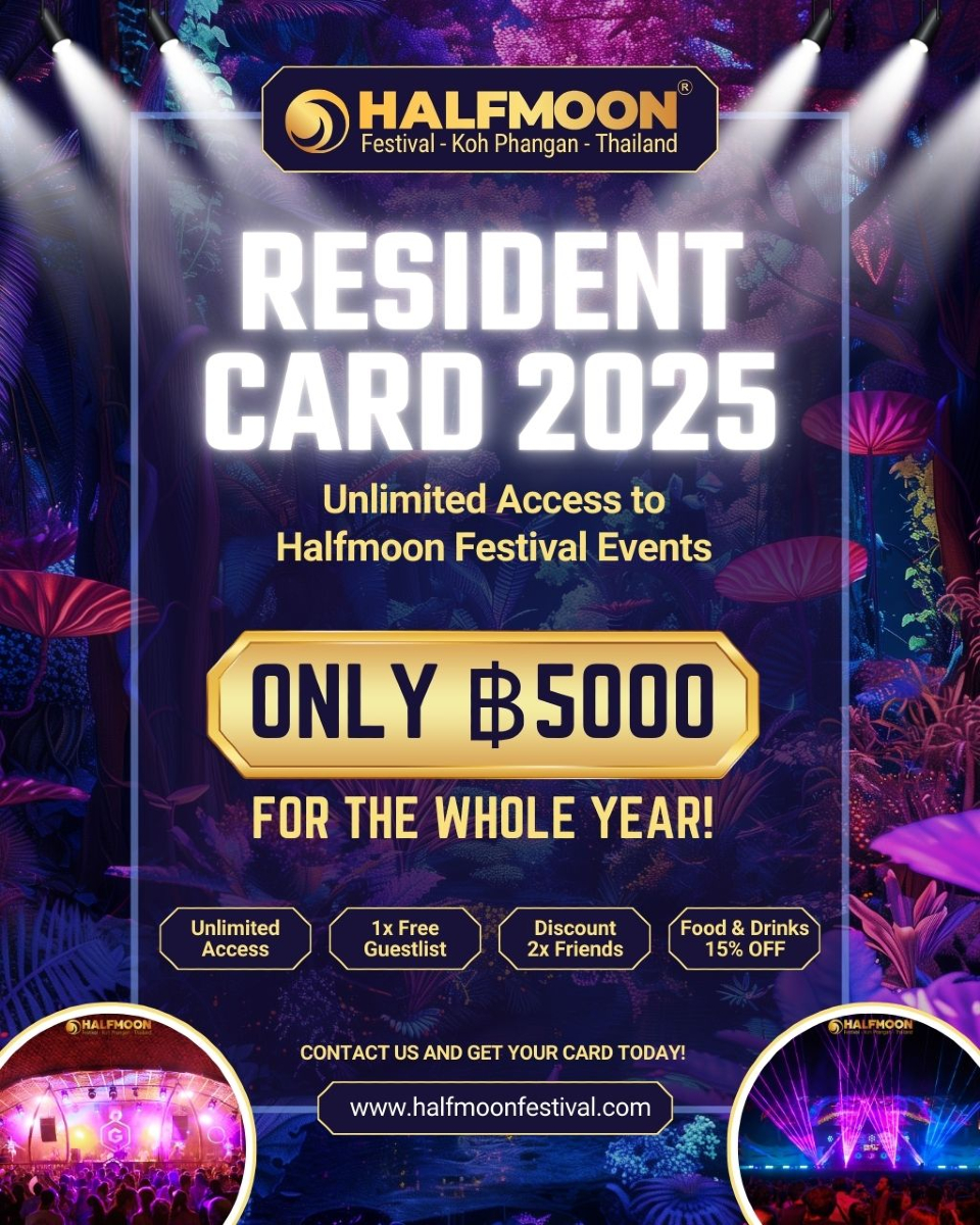 🌓 HALFMOON FESTIVAL | JULY 2 &amp; 3, 2025 | HIGH SEASON IS BACK!
Two nights. Three stages. One EPIC summer rave! Halfmoon Festival returns this July with our full high season setup—three stages, international DJs, and thousands of music lovers from around the world.

📍 JULY 2 –