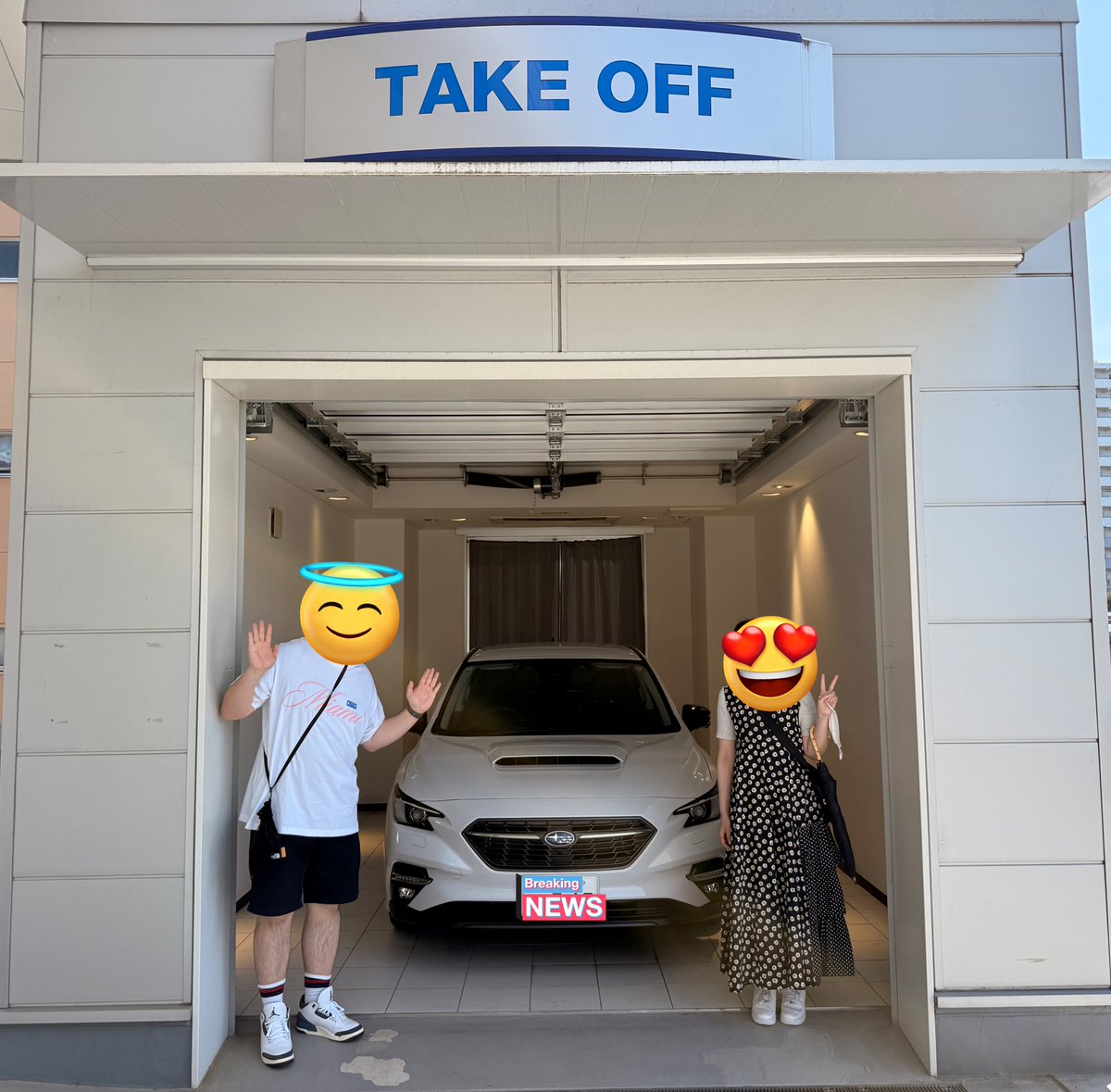 simiwa's tweet image. My new gear…
レヴォーグ納車しました！！遠征！！捗る！！