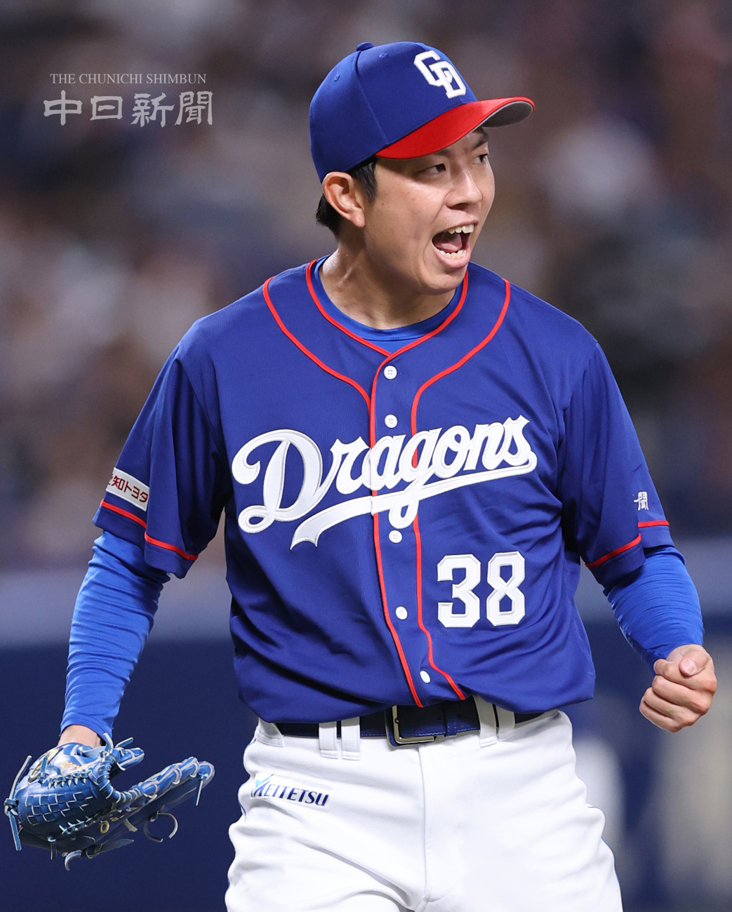 中日ドラゴンズ 松葉選手38 パーカー - メルカリ