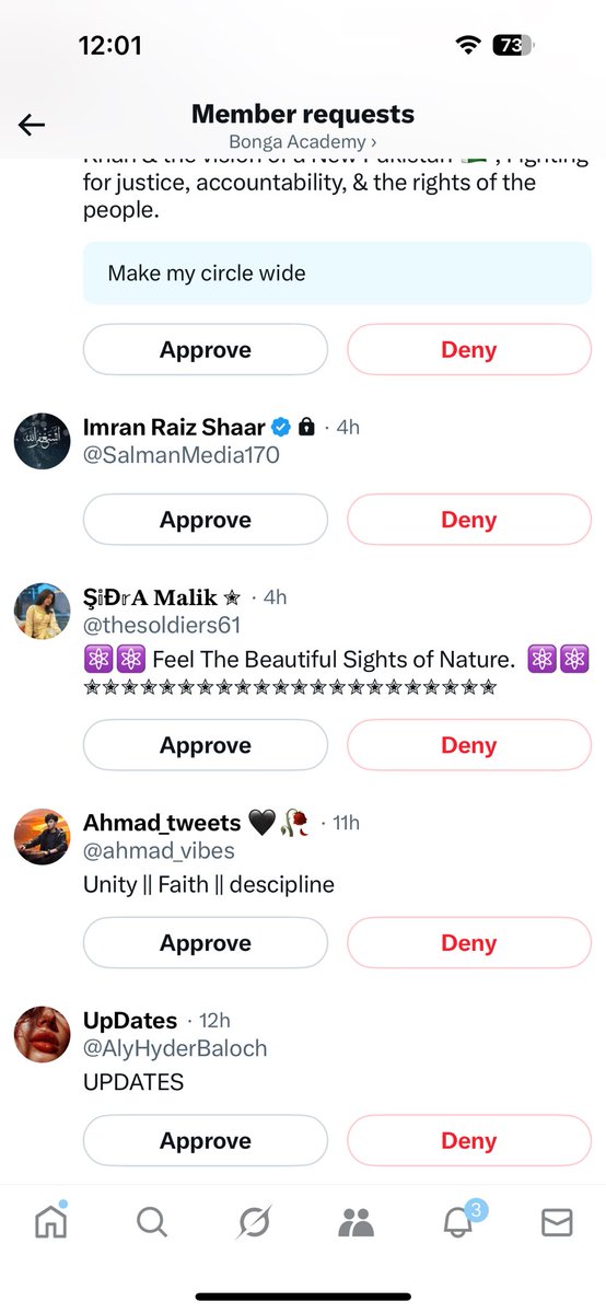 میں بارہا بتا چکا ہوں اور میری پن پوسٹ میں واضح درج ہے کہ ایڈمن اور موڈریٹرز کو فالوبیک کئے بغیر کمیونٹی مت جوائن کریں!!

کیونکہ یہی آپ کی ایمانداری کا ٹیسٹ ہے کہ آپ روولز کو کتنا فالو کرنے والے ہیں!!

اس رول کو فالو کئے بغیر کوئی بھی اکاؤنٹ کمیونٹی کا ممبر نہیں بن سکتا

آج سے