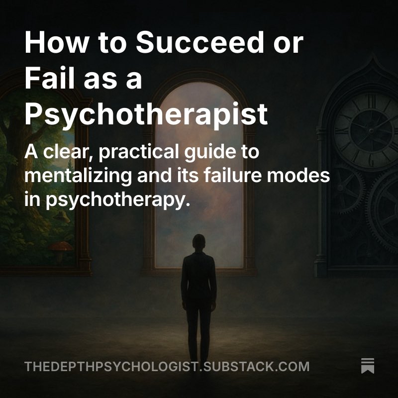 davidgodot's tweet photo. Before any technique, there is a choice: to understand or to act. The most common failures in therapy happen when we choose to act without first understanding.

https://t.co/kD6Hu2ueHR

#psychology #psychotherapy #psychodynamic #attachment #mentalizing https://t.co/haoUYeSkeI