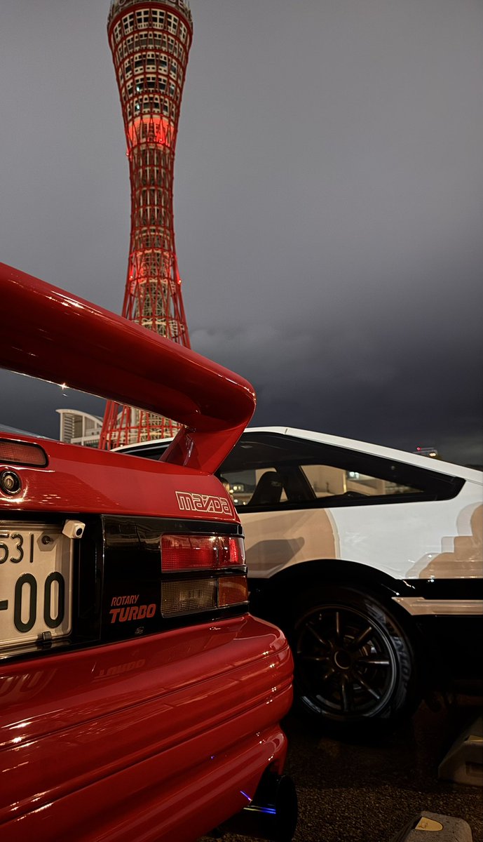 Lantis7788's tweet photo. 久しぶりの神戸メリケンパーク
 #FC3S
 #AE86
 #jzx110 https://t.co/Lb3AJOJ1xv