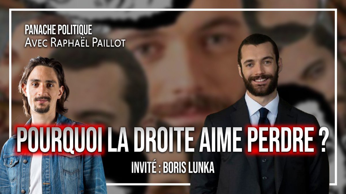 La droite aime perdre, elle se tire des balles dans les pieds depuis très longtemps. Pourquoi ? Et surtout comment s'en sortir ? On en parle à 18h30 avec <a href="/Gracques_/">Boris</a> sur <a href="/PanachePol/">Panache Politique</a> 

Figure tutélaire de l'échec, Louis Sarkozy sera notre inspiration.

Lien en dessous ⬇️