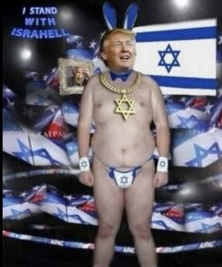 JimmyCagney2's tweet image. So this ZIO SUPPORTING DOG bombs Iran and threatens to attack them again if they don't bend the knee and calls them a BULLY