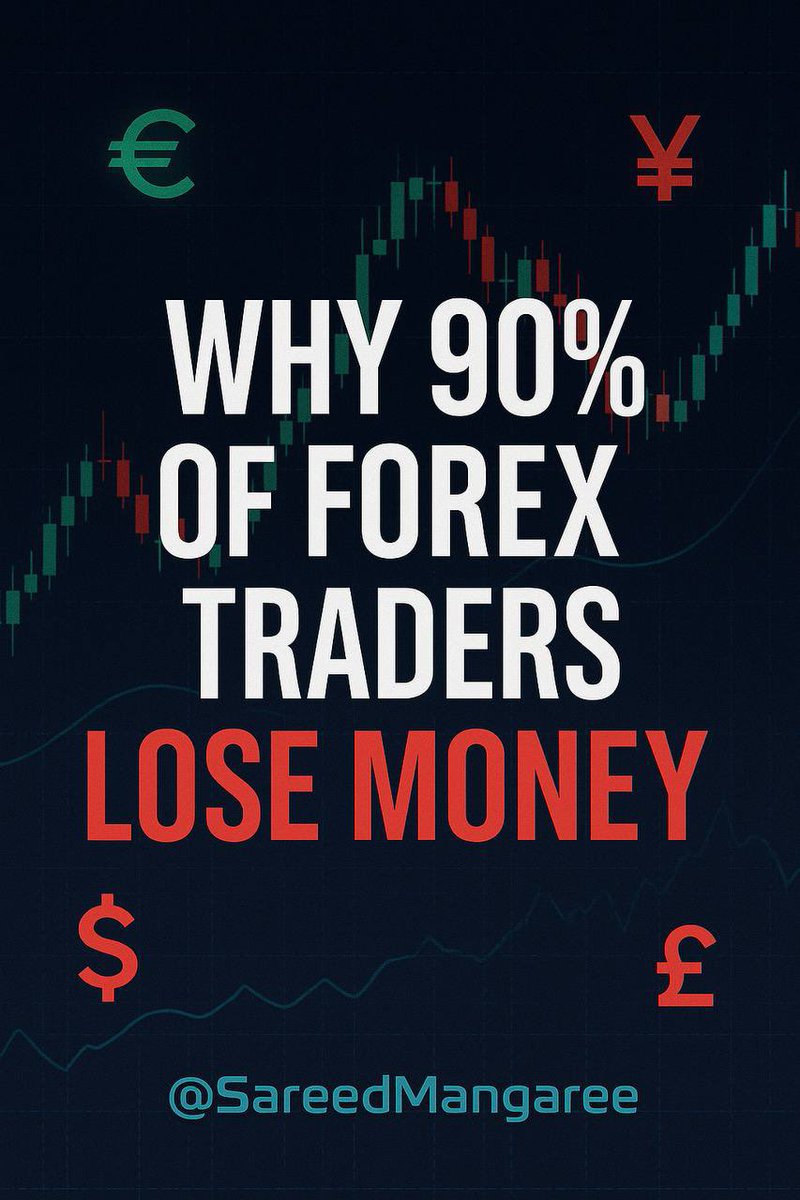 🧵 Why 90% of Forex Traders LOSE Money — and how not to be one of them 👇