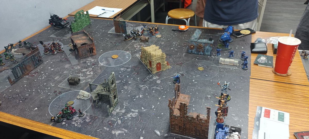 CT_Origin's tweet photo. TOing my monthly 40K tournament at the LGS.

#warhammer40k 
#WarhammerCommunity https://t.co/XEzjJC0hQE