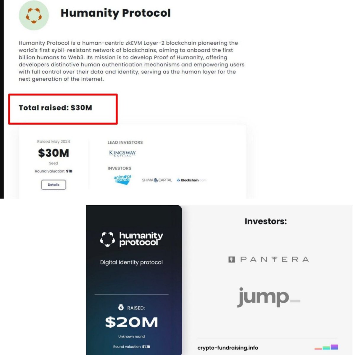 Ported (@0xported) on Twitter photo ๐๐ฅ๐๐๐๐๐ก๐: Humanity Protocol for $H Airdrop has Raised an additional $20M Funding, totalling to $50M with $1.1Bn Valuation.
You're Still Early!!
๐ฐ Cost: $0
๐ท Time: 6mins
๐ท Sign-Up via Link
๐ท Link Social Medias to increase points
testnet.humanity.org/login?ref=claiโฆ ๐๐ฅ๐๐๐๐๐ก๐: Humanity Protocol for $H Airdrop has Raised an additional $20M Funding, totalling to $50M with $1.1Bn Valuation.
You're Still Early!!
๐ฐ Cost: $0
๐ท Time: 6mins
๐ท Sign-Up via Link
๐ท Link Social Medias to increase points
testnet.humanity.org/login?ref=claiโฆ