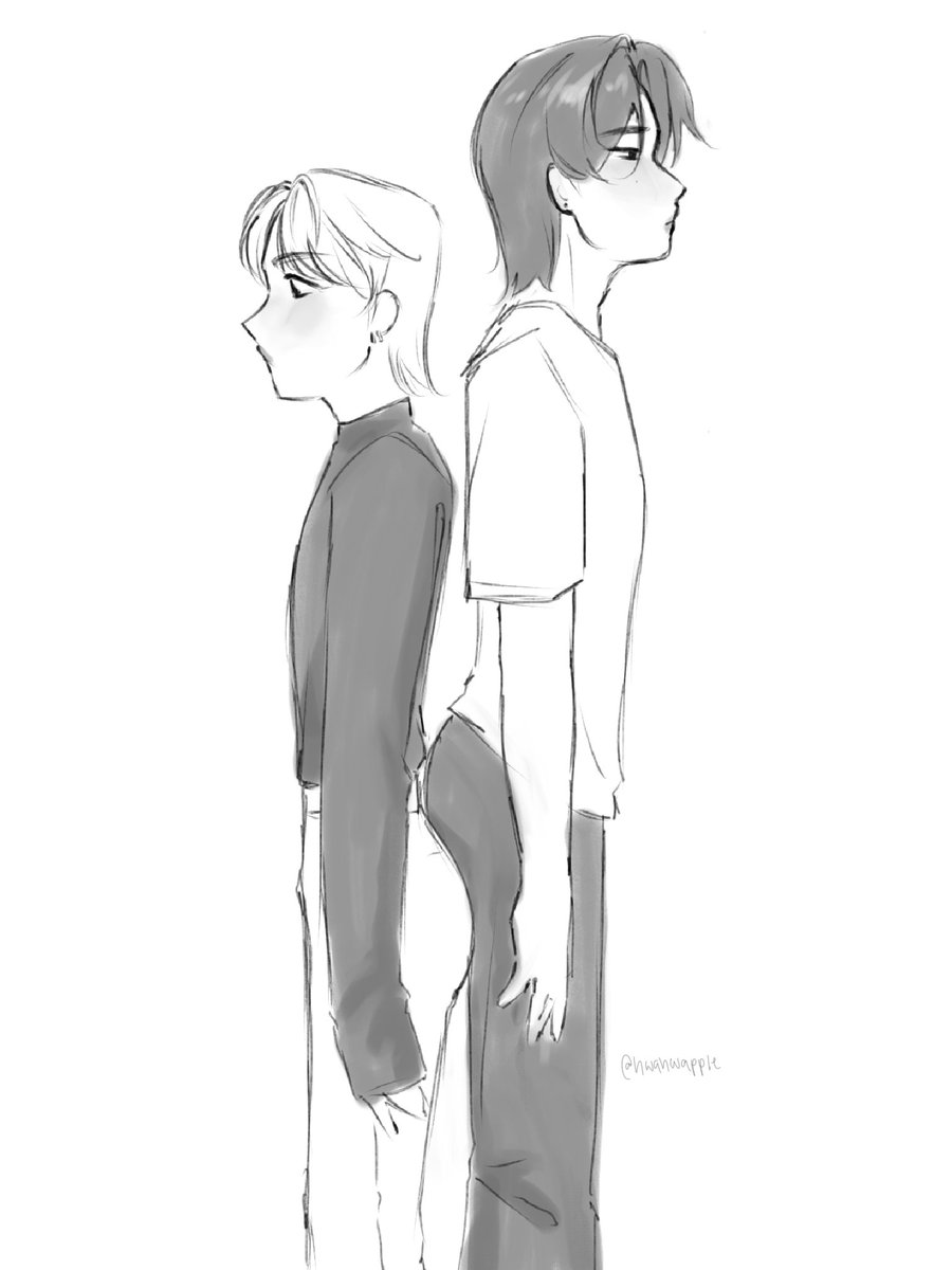 hwahwapple's tweet image. first time drawing minjoong.. please  be nice….