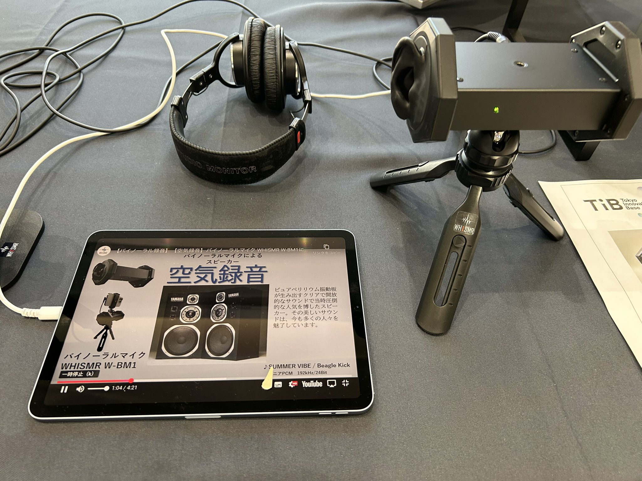BNM-001 バイノーラルマイクロホン (※マイク機能のみ