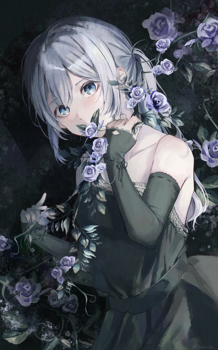Cnaka32's tweet image. 青薔薇
#oc
