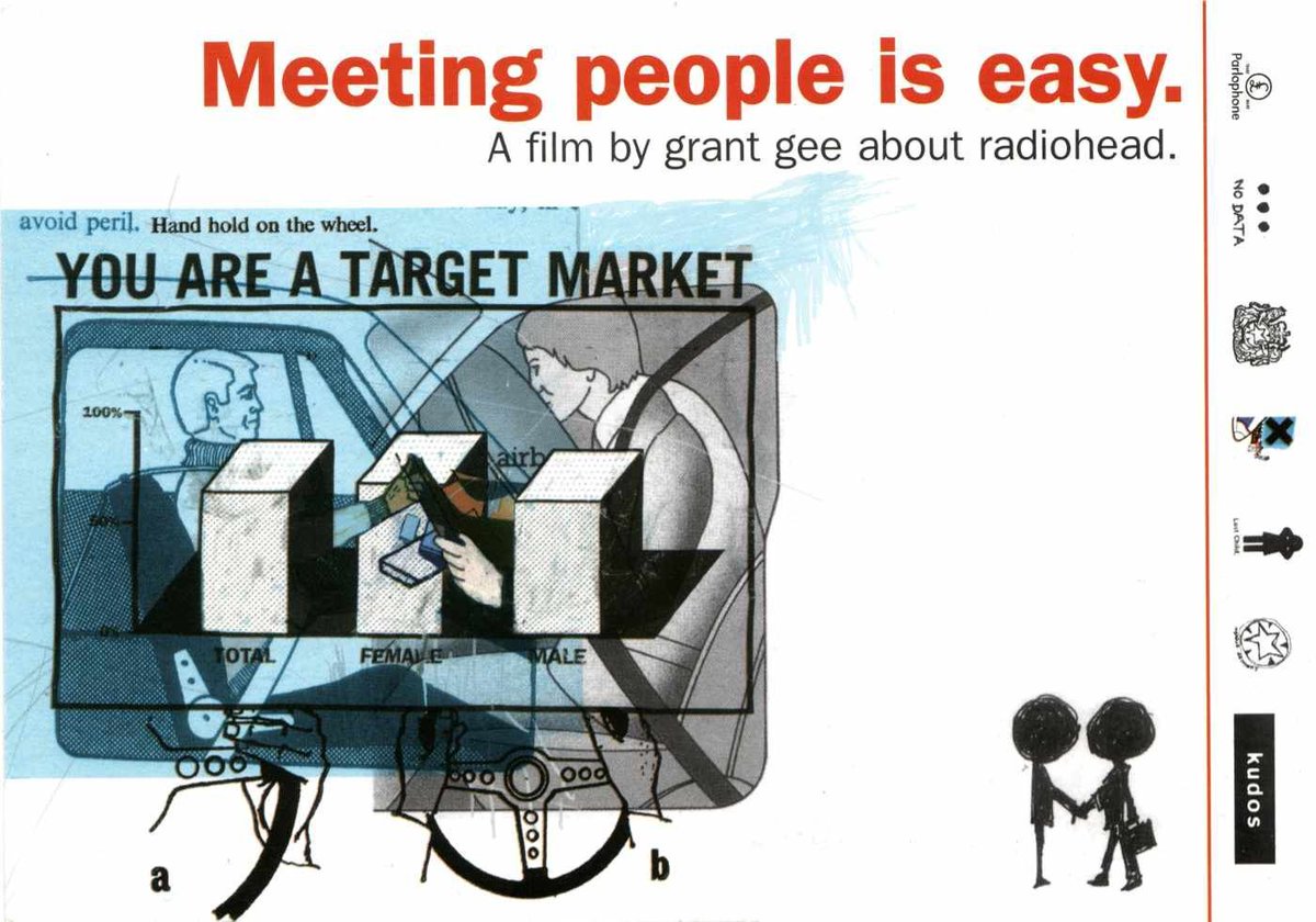 An abstract yet intimate portrait of Radiohead during the release of their seminal OK Computer album. MEETING PEOPLE IS EASY (1998) screens in 35mm next Saturday, June 28th, at midnight. Tickets: buff.ly/36GvGvX