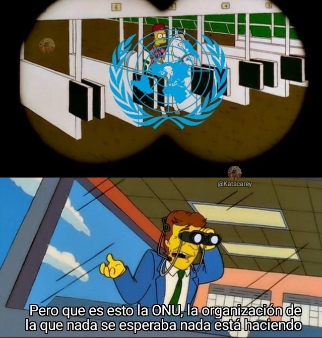 KatsCarey's tweet photo. - EEUU ataca Irán. 

- Posible tercera guerra mundial. 

- La ONU: 🤣 https://t.co/T8Ekpndv1v