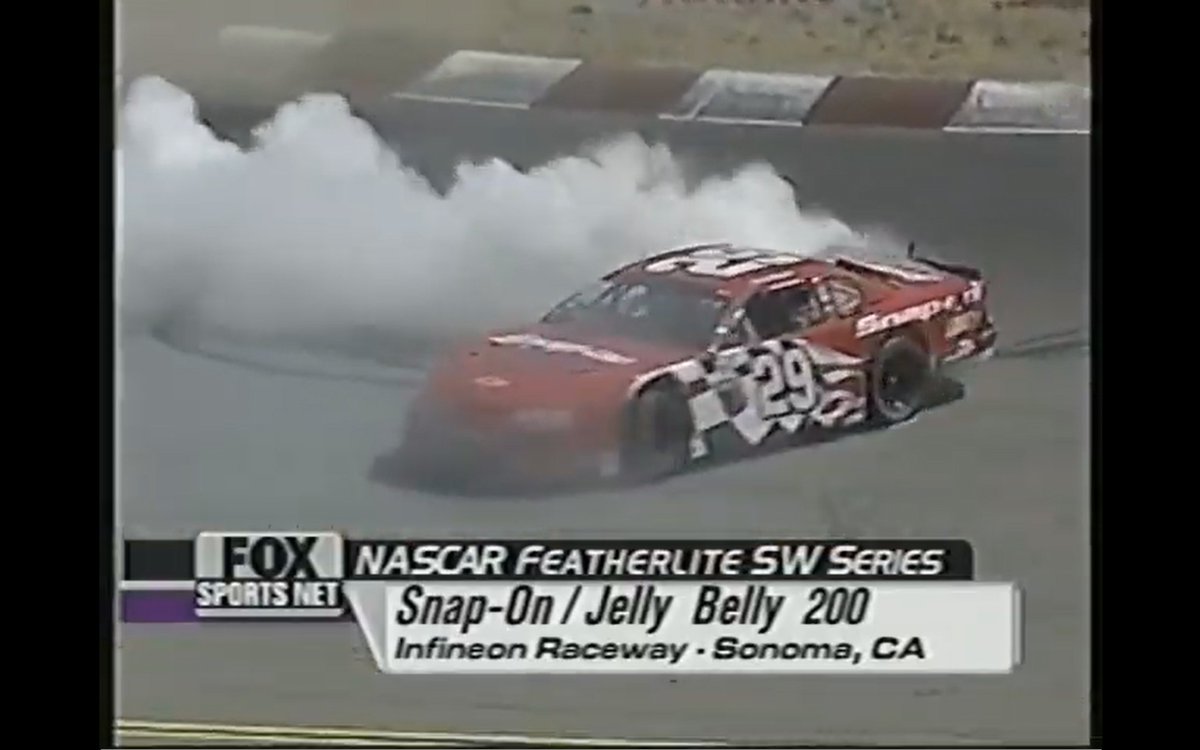 For Race Fans Only (@forracefansonly) on Twitter photo 22 Years Ago Today:
<a href="/KevinHarvick/">Kevin Harvick</a> won the Snap-On Tools/ Jelly Belly 200 <a href="/RaceSonoma/">Sonoma Raceway</a>
#NASCAR #AutoZoneSouthWestSeries 22 Years Ago Today:
<a href="/KevinHarvick/">Kevin Harvick</a> won the Snap-On Tools/ Jelly Belly 200 <a href="/RaceSonoma/">Sonoma Raceway</a>
#NASCAR #AutoZoneSouthWestSeries