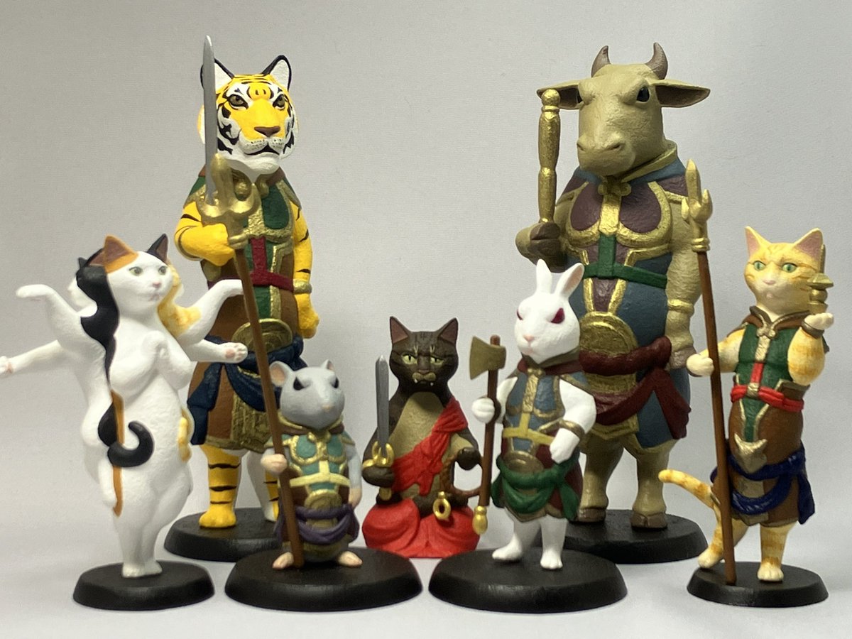猫地蔵 ネコ フィギュア 8種類セット ワンダーフェスティバル ワンフェス 猫地蔵 mori【WF6-02-03】 (@nekojizo_mori) / X