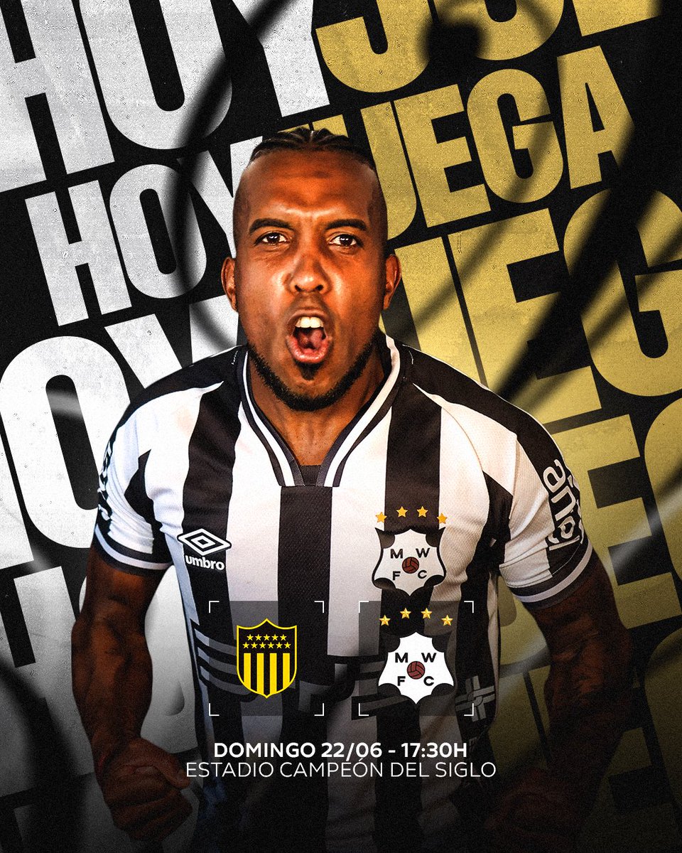¡𝗛𝗢𝗢𝗢𝗢𝗬 𝗝𝗨𝗘𝗚𝗔 𝗪𝗔𝗡𝗗𝗘𝗥𝗘𝗥𝗦!

🆚 Peñarol 
🏟️ Estadio Campeón del Siglo
⌚️ 17:30H

#Dale𝐖𝐚𝐧𝐝𝐞𝐫𝐞𝐫𝐬 | #SomosEl𝐏𝐫𝐚𝐝𝐨